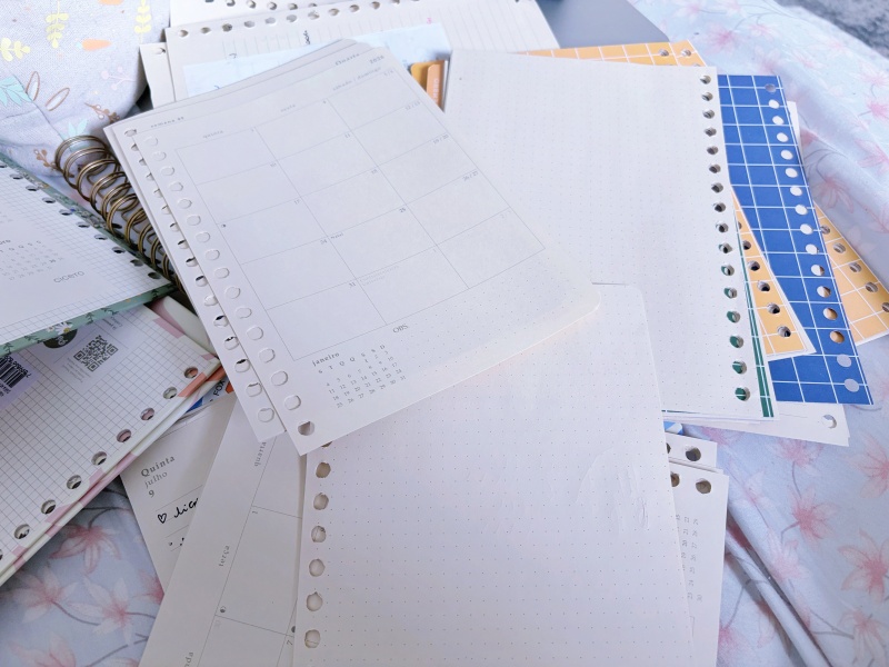 Juntando meu planner semanal com a agenda diária da Cicero Papelaria | blog Camilando - por Camile Carvalho, do Vida Minimalista